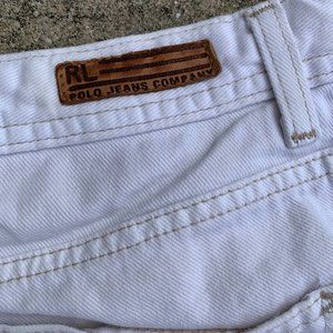 Vintage Polo Jeans Co. Ralph Lauren White Denim Shorts